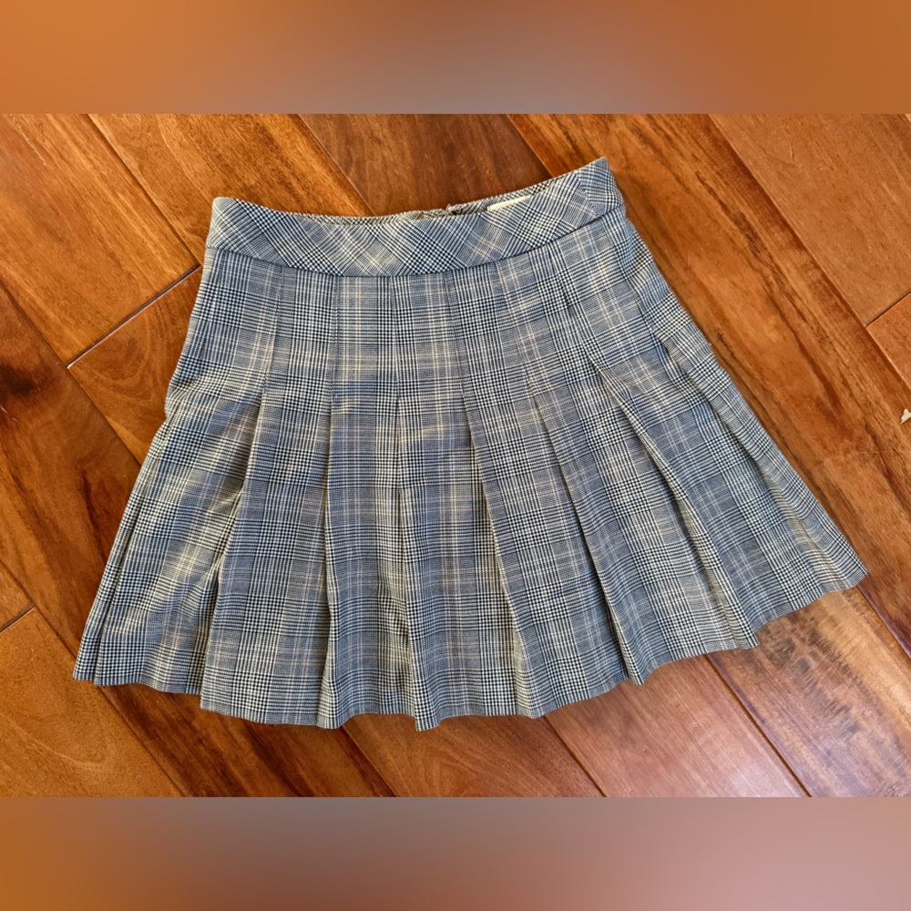 Sunday Best Plaid Pleated Skirt